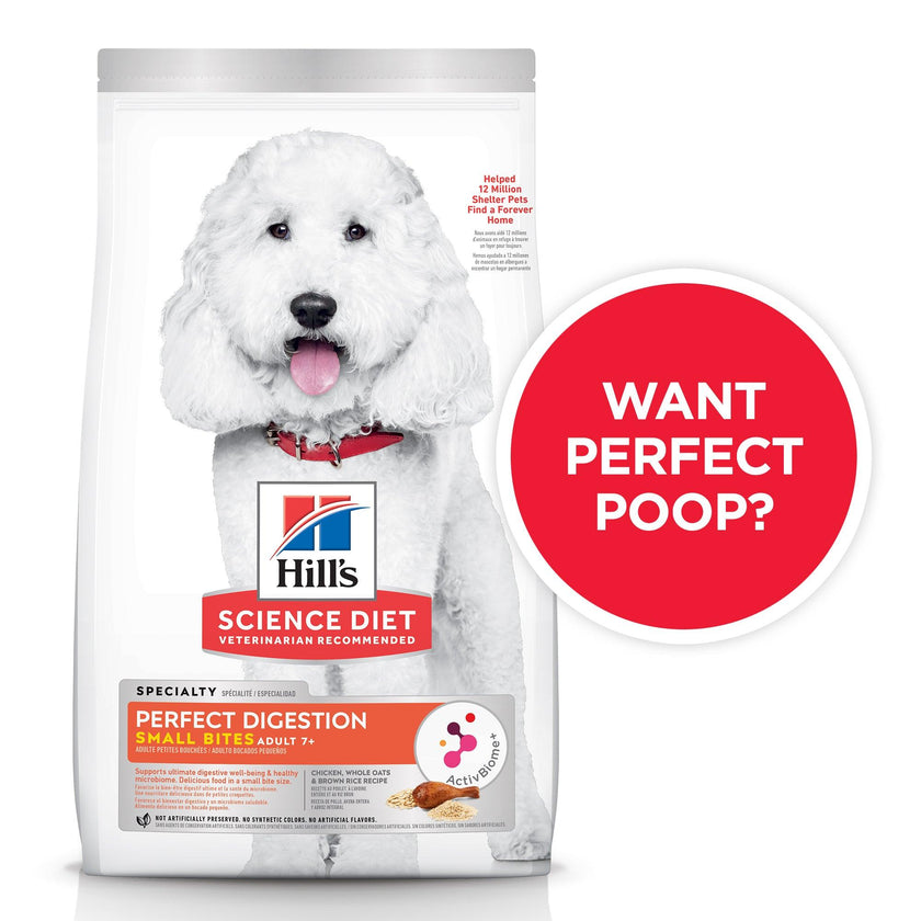 Hill’s – Science Diet – Adult Dog (7+) – Perfect Digestion – Small Bites - The Pet Standard