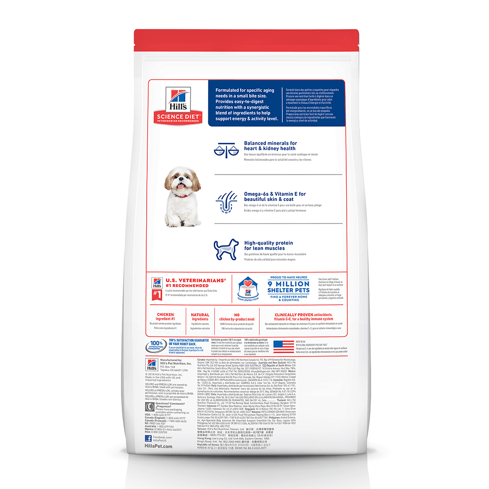 Hill’s – Science Diet – Adult Dog (7+) – Small Bites - The Pet Standard