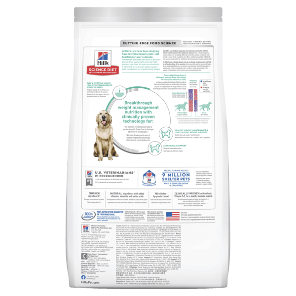 Hill’s – Science Diet – Adult Dog – Perfect Weight - The Pet Standard