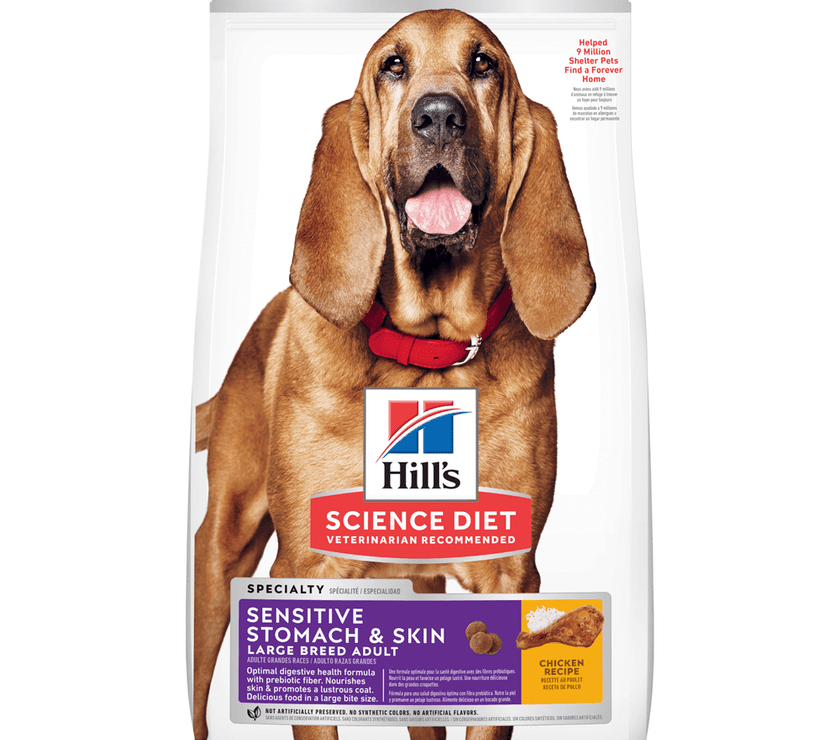 Hill’s – Science Diet – Adult Dog – Sensitive Skin & Stomach – Large Breed - The Pet Standard