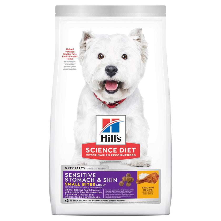 Hill’s – Science Diet – Adult Dog – Sensitive Stomach & Skin – Small Bites - The Pet Standard