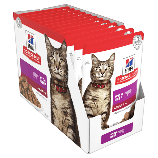 Hill’s – Science Diet – Wet Food – Adult Cat - 12 x 85g Pouches - The Pet Standard