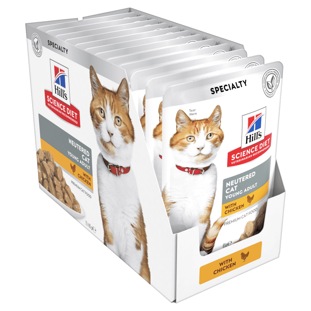 Hill’s – Science Diet – Wet Food – Adult Cat - 12 x 85g Pouches - The Pet Standard