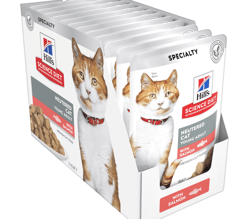 Hill’s – Science Diet – Wet Food – Adult Cat - 12 x 85g Pouches - The Pet Standard