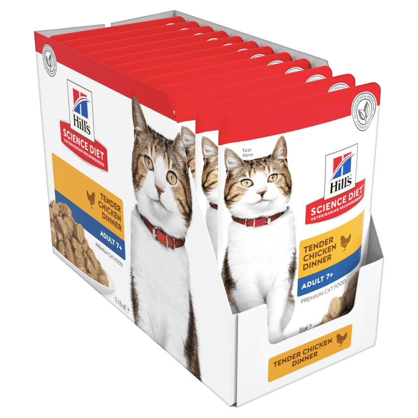 Hill’s – Science Diet – Wet Food – Adult Cat - 12 x 85g Pouches - The Pet Standard