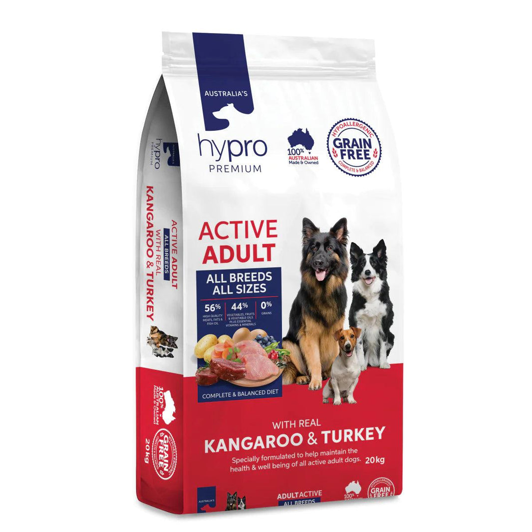 Hypro Premium – Active Adult – GRAIN FREE – Kangaroo & Turkey - The Pet Standard