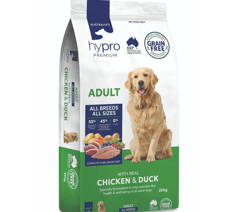 Hypro Premium – Adult Dog – GRAIN FREE – Chicken & Duck - The Pet Standard