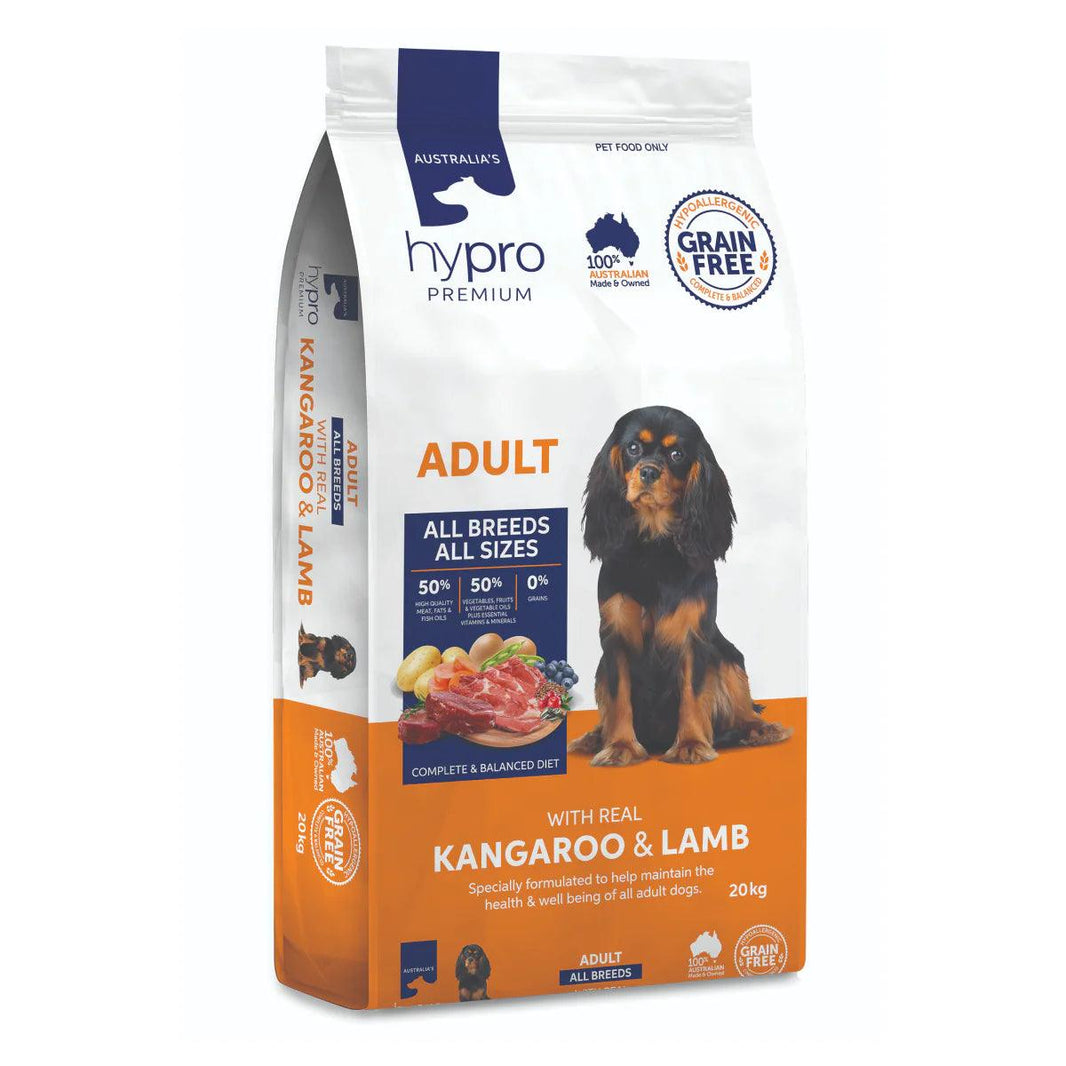 Hypro Premium – Adult Dog – GRAIN FREE – Kangaroo & Lamb - The Pet Standard