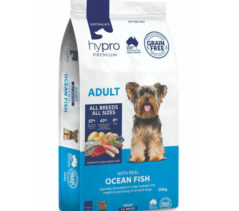 Hypro Premium – Adult Dog – GRAIN FREE – Ocean Fish - The Pet Standard