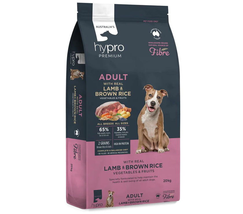 Hypro Premium – Adult Dog – Lamb & Brown Rice - The Pet Standard