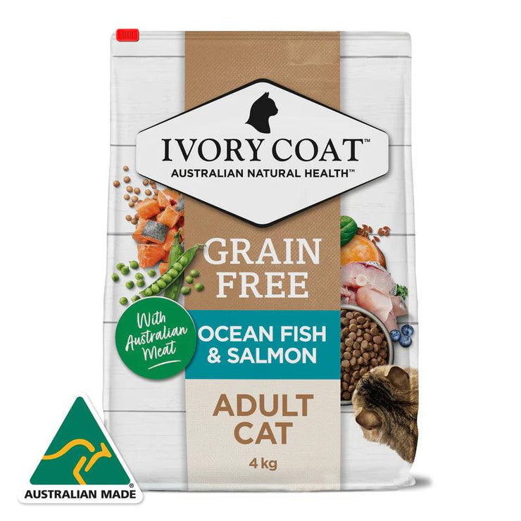 Ivory Coat – Adult Cat – GRAIN FREE – Ocean Fish & Salmon - The Pet Standard