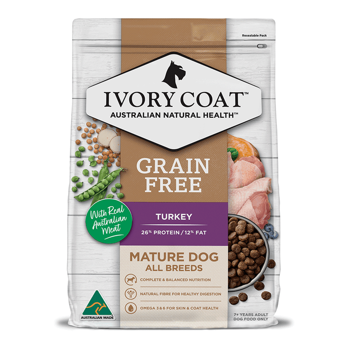 Mature Dog Food – Turkey – GRAIN FREE