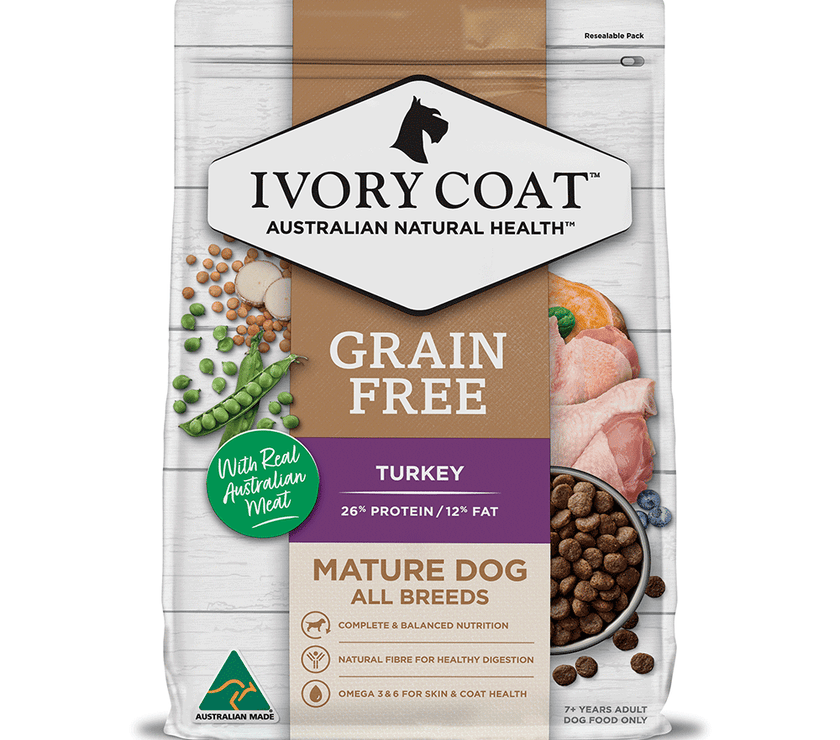Mature Dog Food – Turkey – GRAIN FREE