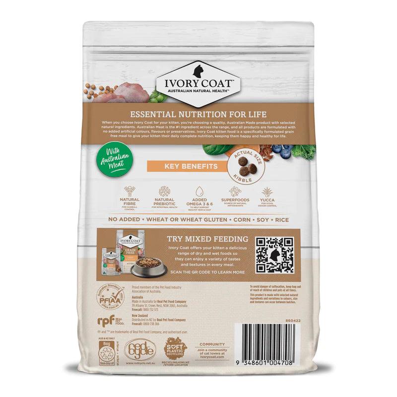 Ivory Coat – Kitten – GRAIN FREE – Chicken - 2kg - The Pet Standard