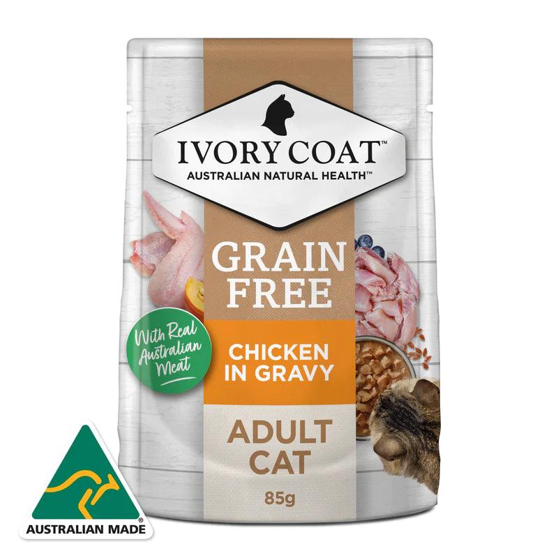 Ivory Coat – Wet Food – Adult Cat – GRAIN FREE - 12 x 85g - The Pet Standard