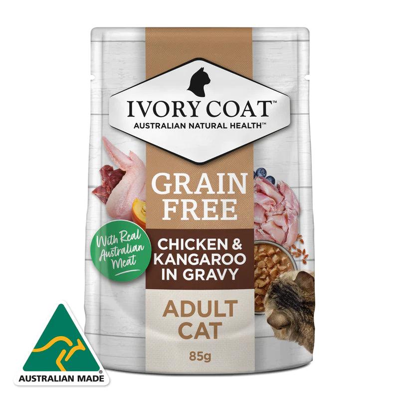 Ivory Coat – Wet Food – Adult Cat – GRAIN FREE - 12 x 85g - The Pet Standard