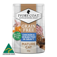 Ivory Coat – Wet Food – Adult Cat – GRAIN FREE - 12 x 85g - The Pet Standard