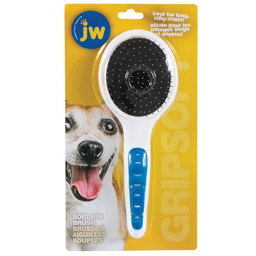 JW – Gripsoft – Pin Brush – Large - The Pet Standard