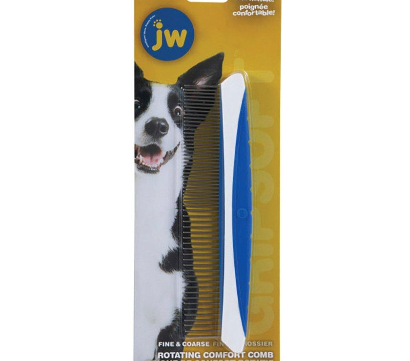 JW – Gripsoft – Rotating Comfort Comb – Fine & Course - The Pet Standard