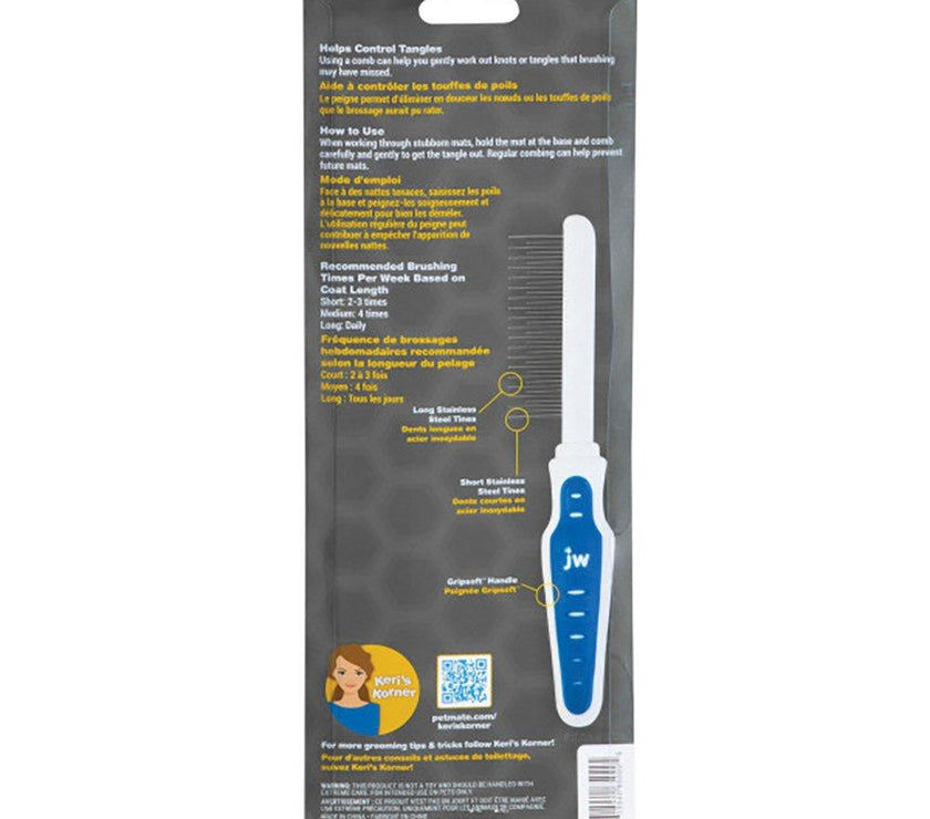 JW – Gripsoft – Shedding Comb - The Pet Standard