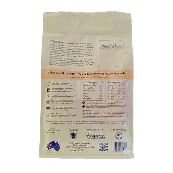 LifeWise – Adult Dog – Tone & Trim Lamb - The Pet Standard