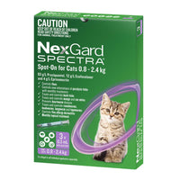 NexGard SPECTRA – Spot-On for Cats 0.8 – 2.4kg - The Pet Standard