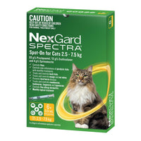 NexGard SPECTRA – Spot-On for Cats 2.5 – 7.5kg - The Pet Standard