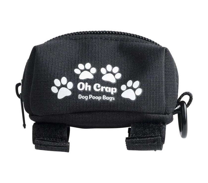 Oh Crap – Dog Poop Bag Holder – Black - The Pet Standard