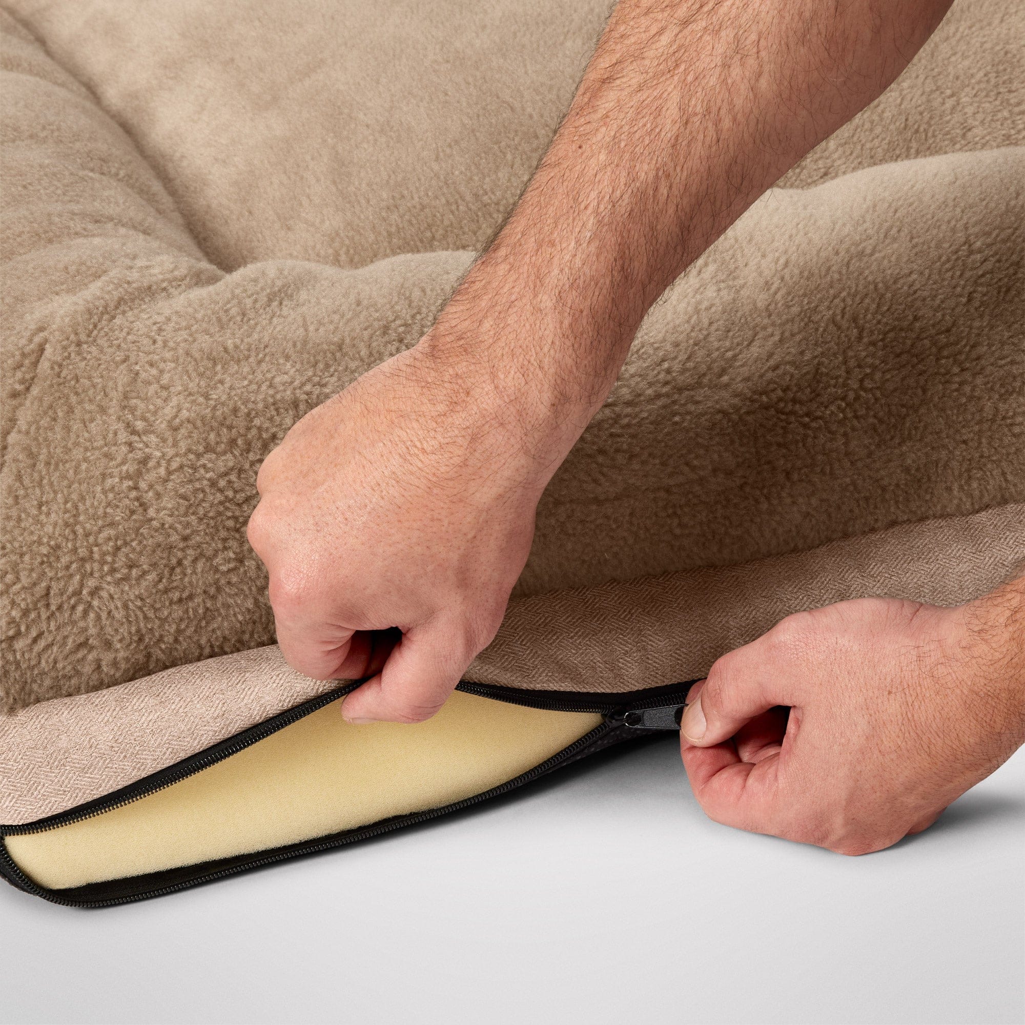 MiniJumbuk Ortho Sanctuary Dog Bed – Fawn Orthopaedic Support Bed