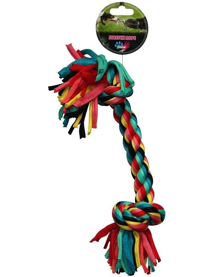 Paw Play – Stretch Rope – Bone - The Pet Standard