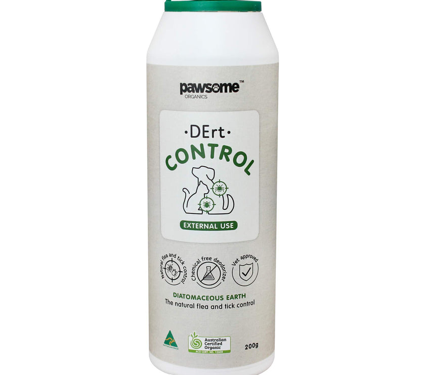 Pawsome Organic – DErt Control – Diatomaceous Earth - The Pet Standard