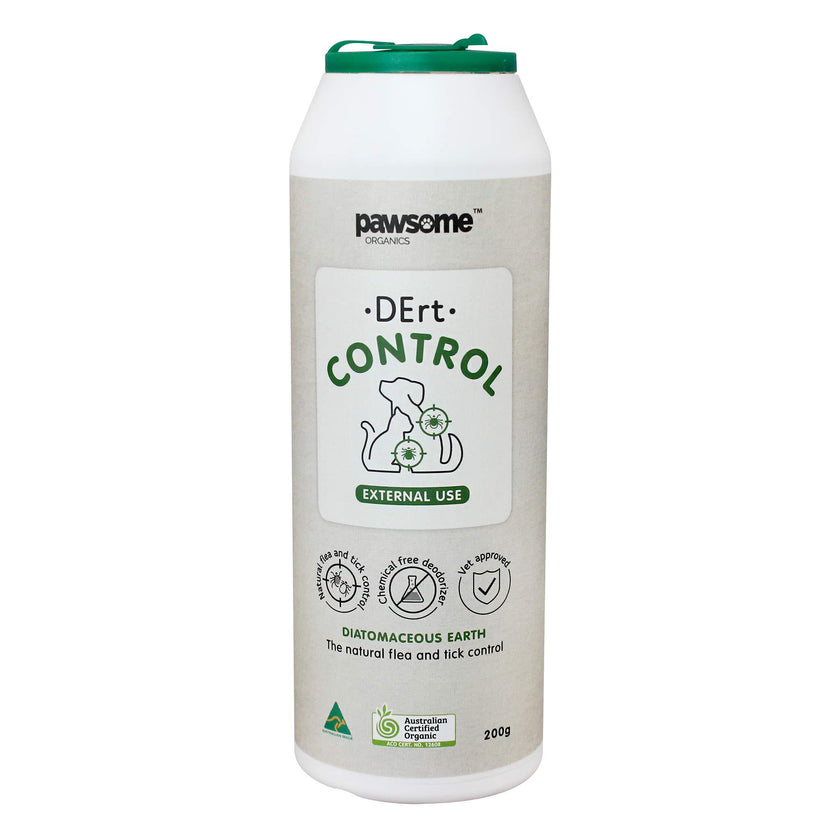 Pawsome Organic – DErt Control – Diatomaceous Earth - The Pet Standard