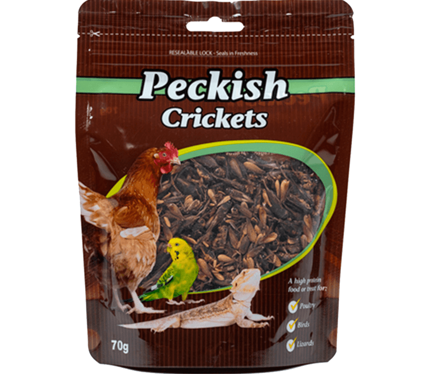 Peckish – Crickets - The Pet Standard