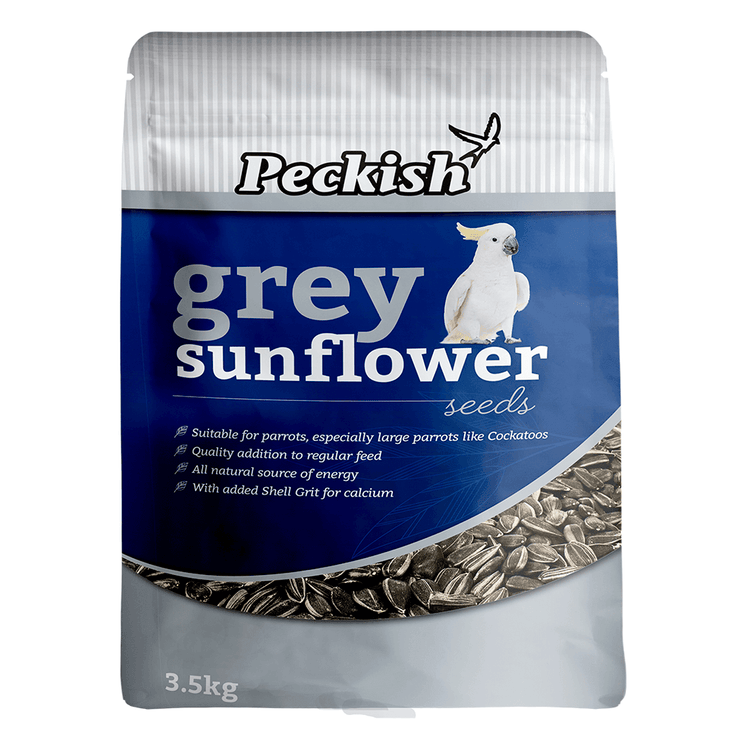 Peckish – Grey Sunflower Seed - The Pet Standard