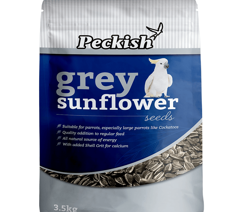 Peckish – Grey Sunflower Seed - The Pet Standard