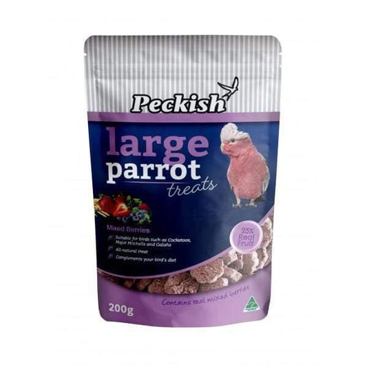 Peckish – Large Parrot Treats – Mixed Berries - The Pet Standard