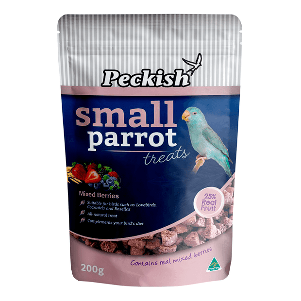 Peckish – Small Parrot Treats – Mixed Berries - The Pet Standard