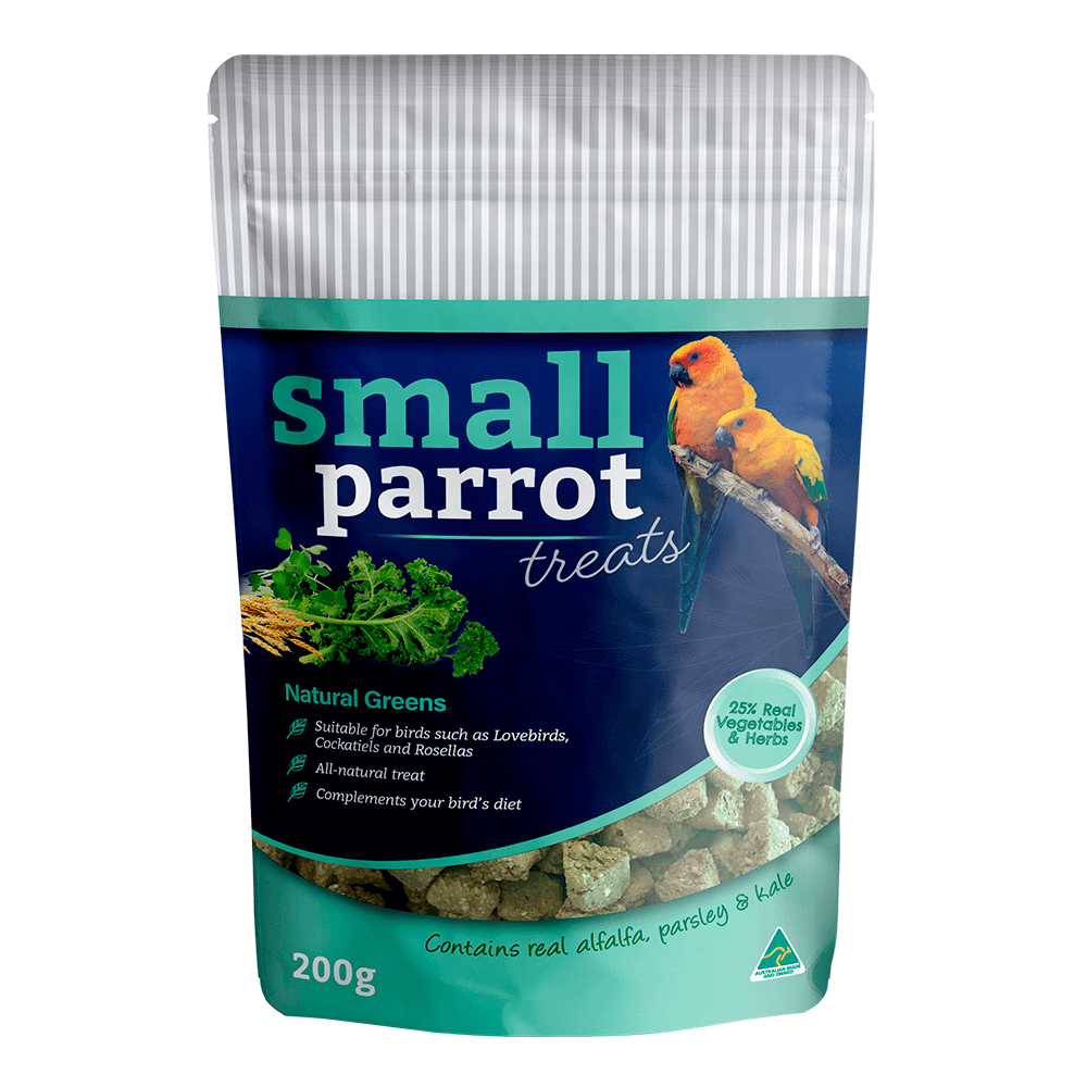 Peckish – Small Parrot Treats – Natural Greens - The Pet Standard