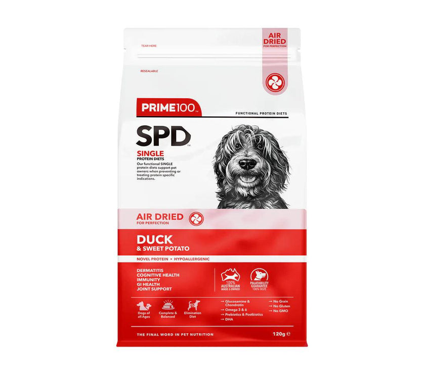 Prime100 – SPD Air Dried Duck & Sweet Potato - The Pet Standard