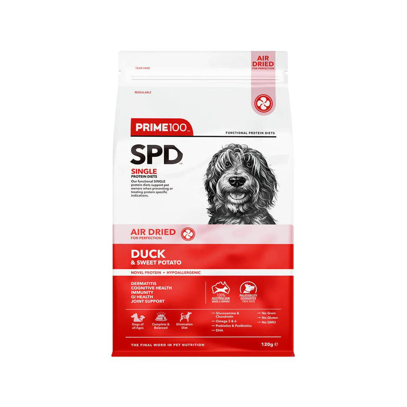 Prime100 – SPD Air Dried Duck & Sweet Potato - The Pet Standard