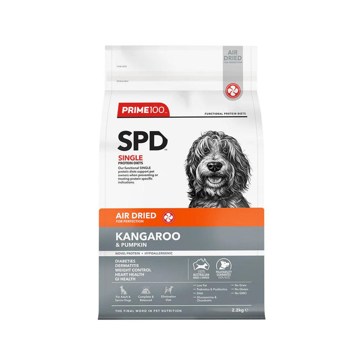 Prime100 – SPD Air Dried – Kangaroo & Pumpkin - The Pet Standard