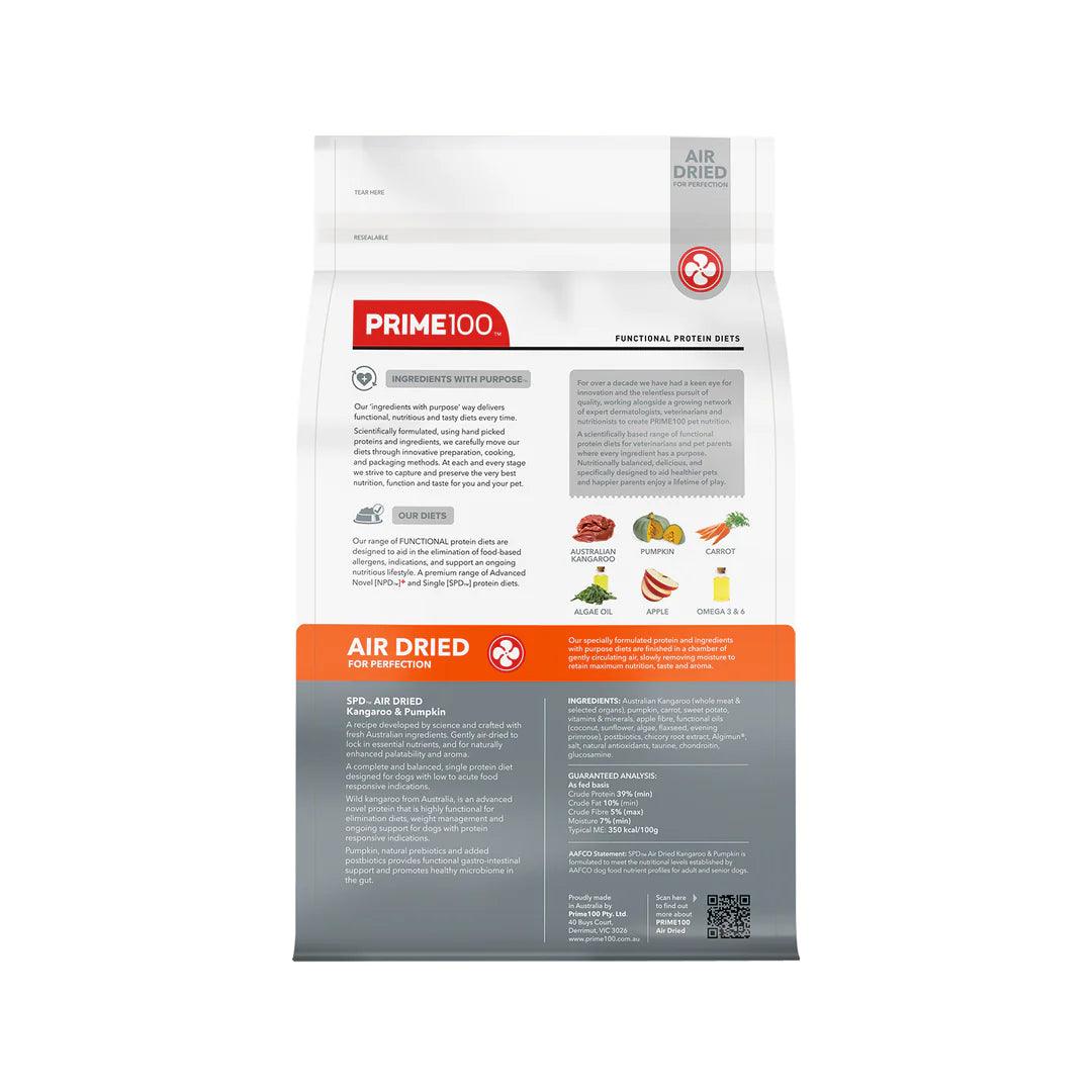 Prime100 – SPD Air Dried – Kangaroo & Pumpkin - The Pet Standard