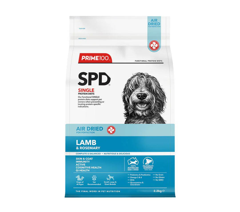 Prime100 – SPD Air Dried – Lamb & Rosemary - The Pet Standard