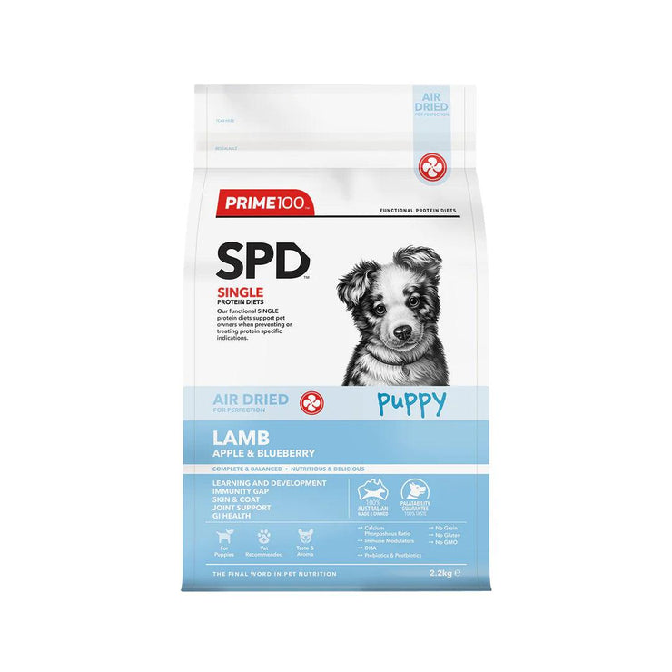 Prime100 – SPD Air Dried – Lamb, Apple & Blueberry – Puppy - The Pet Standard