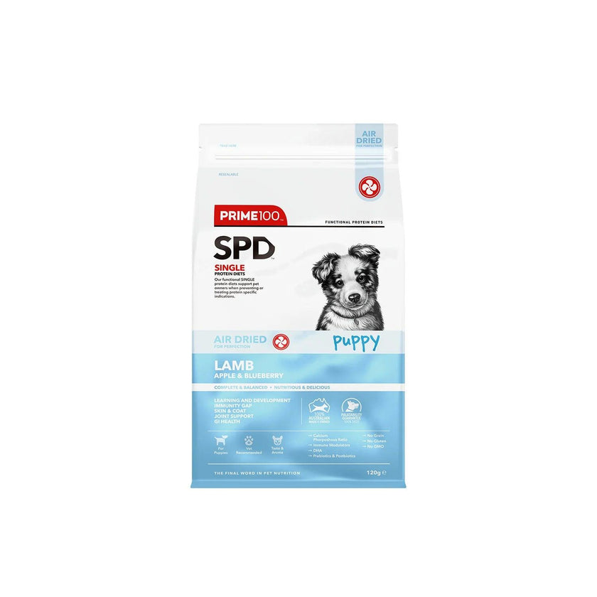 Prime100 – SPD Air Dried – Lamb, Apple & Blueberry – Puppy - The Pet Standard