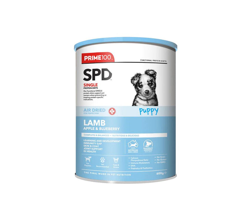 Prime100 – SPD Air Dried – Lamb, Apple & Blueberry – Puppy - The Pet Standard