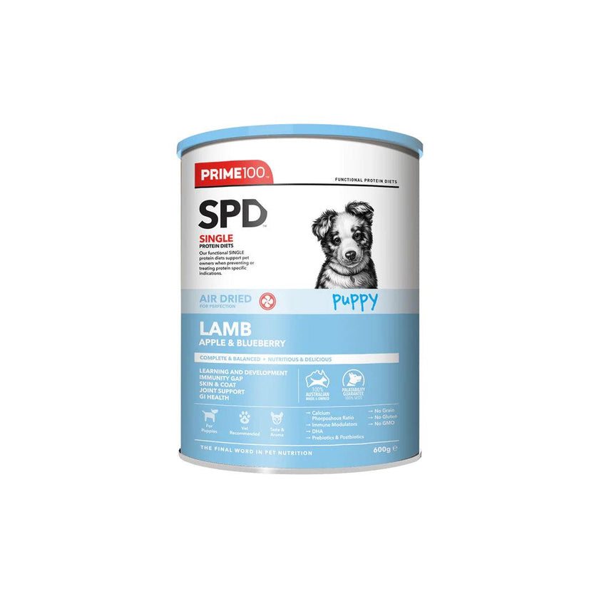 Prime100 – SPD Air Dried – Lamb, Apple & Blueberry – Puppy - The Pet Standard