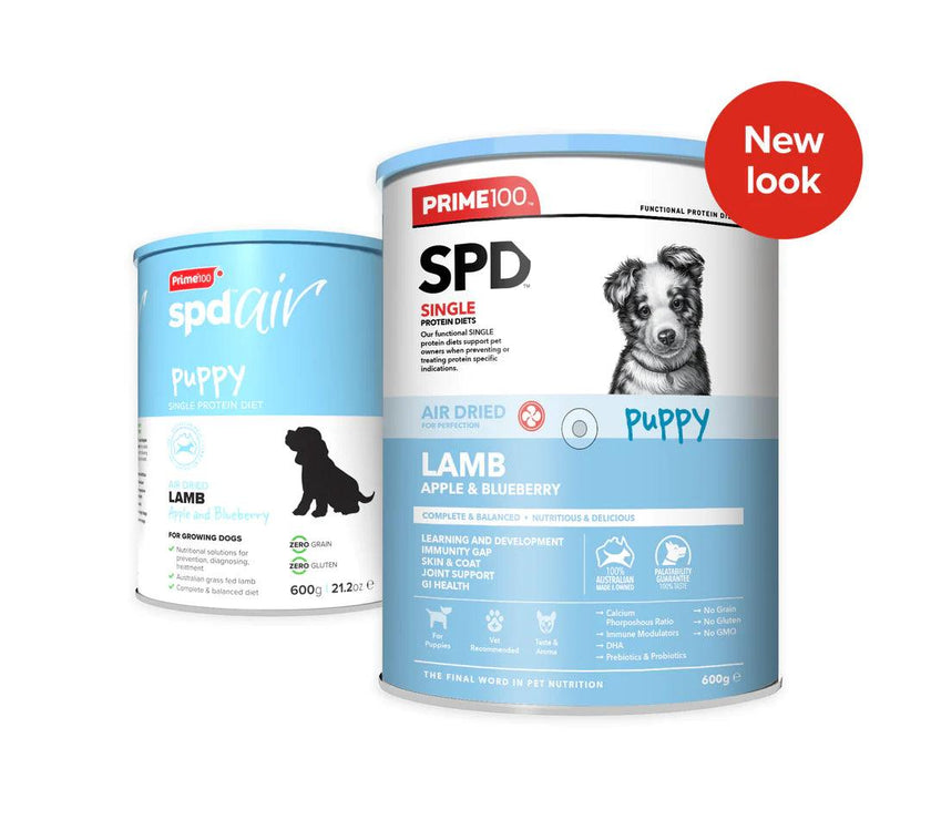 Prime100 – SPD Air Dried – Lamb, Apple & Blueberry – Puppy - The Pet Standard