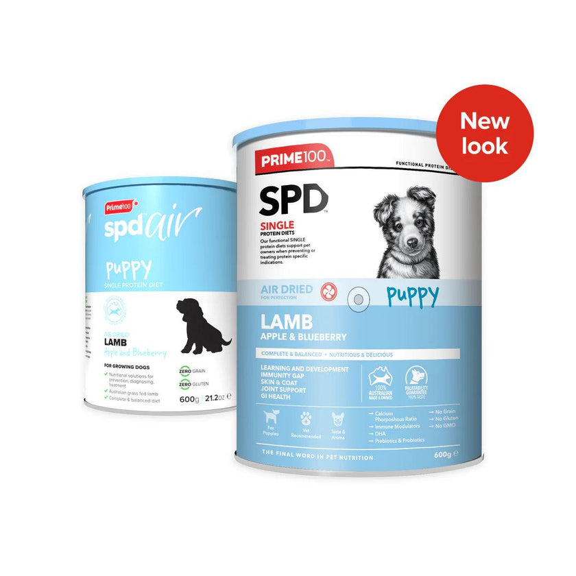 Prime100 – SPD Air Dried – Lamb, Apple & Blueberry – Puppy - The Pet Standard