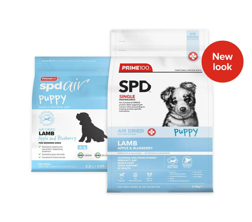 Prime100 – SPD Air Dried – Lamb, Apple & Blueberry – Puppy - The Pet Standard